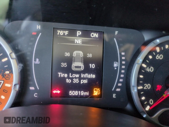 2018 Jeep Renegade Latitude with VIN ZACCJBBB0JPH11875, listed as a Copart auction lot 46358685 with 50,819 mi miles and Salvage title. Bid and sale history available at DreamBid. Image 9.
