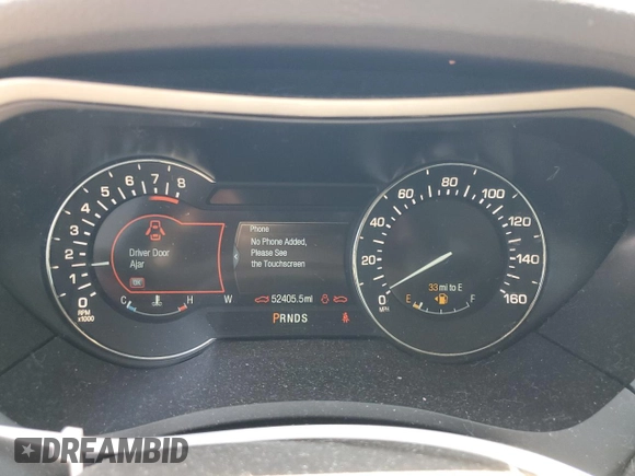2015 Lincoln MKZ with VIN 3LN6L2G95FR618016, listed as a Copart auction lot 62378435 with 52,405 mi miles and Salvage title. Bid and sale history available at DreamBid. Image 9.