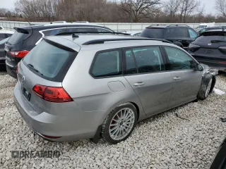 2017 Volkswagen Golf SportWagen S with VIN 3VWU17AU8HM544938, listed as a Copart auction lot 44472205 with 102,571 mi miles and Clean Title. Bid and sale history available at carsss.com. Image 3.