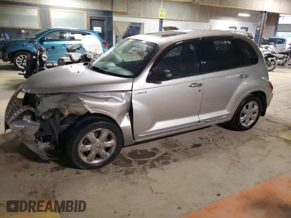 2004 Chrysler PT Cruiser Limited z VIN 3C8FY68BX4T358256, wystawiony jako Copart lot #54919485 z przebiegiem Nie podano mil oraz Czysty tytuł • Clean title. Historia ofert i sprzedaży dostępna na DreamBid. Obrazek 1.