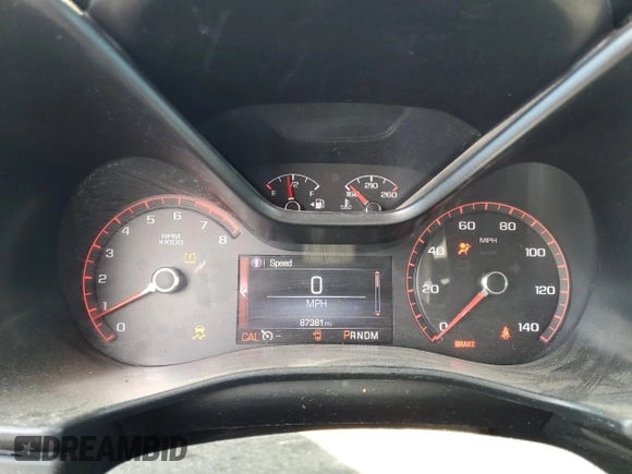 2016 GMC Canyon 2WD SLT with VIN 1GTG5DE33G1103220, listed as a Copart auction lot 51468695 with 87,381 mi miles and Salvage Title. Bid and sale history available at carsss.com. Image 9.