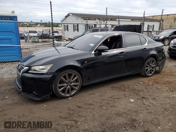 2014 Lexus GS 350 with VIN JTHBE1BL2E5031329, listed as a Copart auction lot 50929845 with 114,924 mi miles and Salvage Title. Bid and sale history available at carsss.com. Image 1.