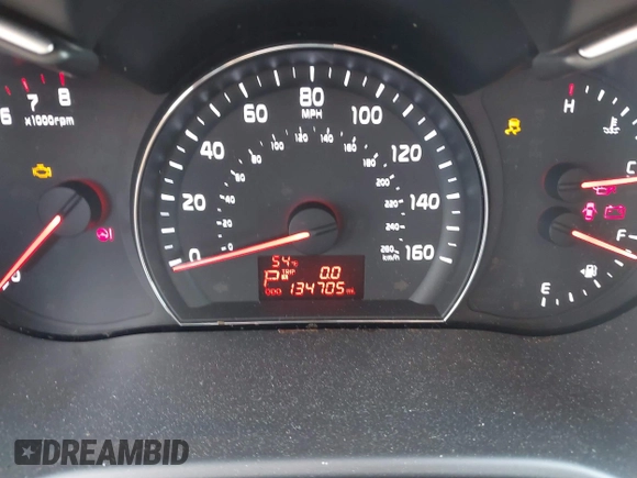 2015 Kia Sorento LX with VIN 5XYKTDA68FG603310, listed as a IAAI auction lot 41898305 with 134,705 mi miles. Bid and sale history available at carsss.com. Image 7.