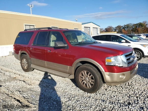 2014 Ford Expedition EL XLT with VIN 1FMJK1H57EEF43257, listed as a Copart auction lot 81962104 with 169,240 mi miles and Salvage Title. Bid and sale history available at carsss.com. Image 4.