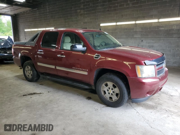 2008 Chevrolet Avalanche 2LT with VIN 3GNFK123X8G219919, listed as a Copart auction lot 62934495 with 130,813 mi miles and Salvage title. Bid and sale history available at DreamBid. Image 4.