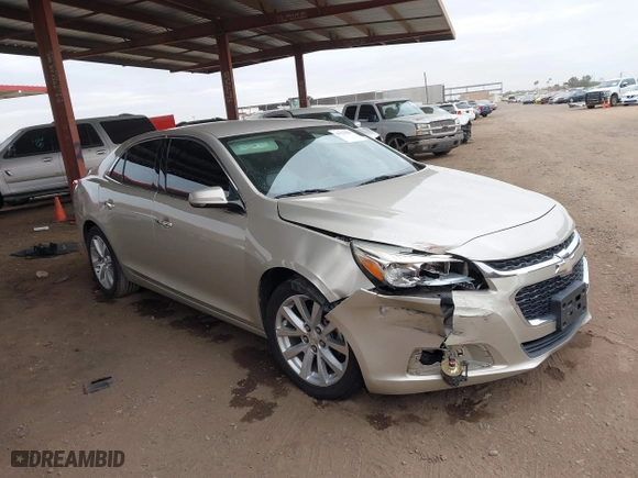 2015 Chevrolet Malibu LTZ with VIN 1G11F5SL6FF166335, listed as a IAAI auction lot 41578042 with 171,359 mi miles. Bid and sale history available at carsss.com. Image 1.