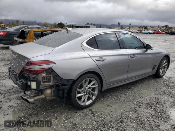 2022 Genesis G70 2.0T z VIN KMTG34TA3NU097004, wystawiony jako Copart lot #45057595 z przebiegiem 39 080 mil mil oraz Szkoda całkowita • Salvage title. Historia ofert i sprzedaży dostępna na DreamBid. Obrazek 3.