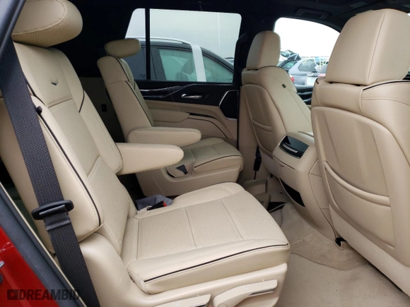 2021 Cadillac Escalade RWD Premium Luxury with VIN 1GYS3BKL5MR316301, listed as a Copart auction lot 62536952 with 0 mi miles. Bid and sale history available at carsss.com. Image 6.