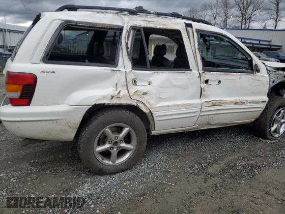 2001 Jeep Grand Cherokee Limited with VIN 1J4GW58N41C714881, listed as a Copart auction lot 49014565 with 158,360 mi miles and Clean Title. Bid and sale history available at carsss.com. Image 12.