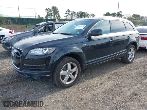 2015 Audi Q7 Premium Plus z VIN WA1LGAFE3FD021986, wystawiony jako IAAI lot #42129938 z przebiegiem 58 501 mil mil oraz . Historia ofert i sprzedaży dostępna na DreamBid. Obrazek 18.