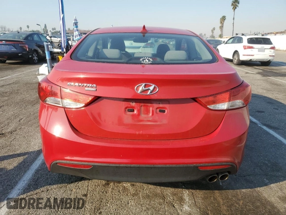 2013 Hyundai Elantra Coupe GS with VIN KMHDH6AE6DU012994, listed as a Copart auction lot 88132935 with 140,704 mi miles and Salvage Title. Bid and sale history available at carsss.com. Image 6.