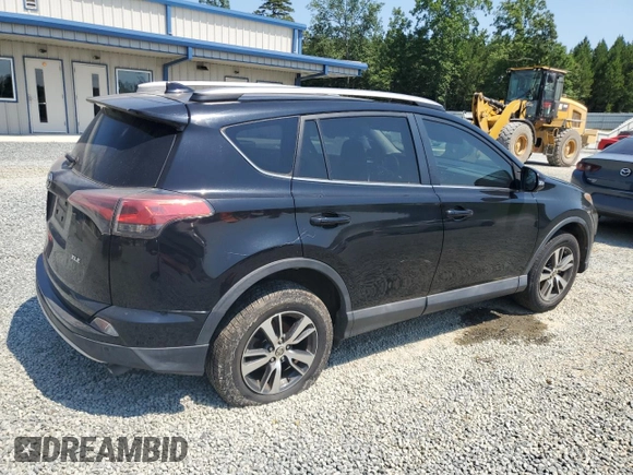 2018 Toyota RAV4 XLE with VIN 2T3WFREV6JW495822, listed as a Copart auction lot 62555325 with 88,808 mi miles and Salvage title. Bid and sale history available at DreamBid. Image 3.