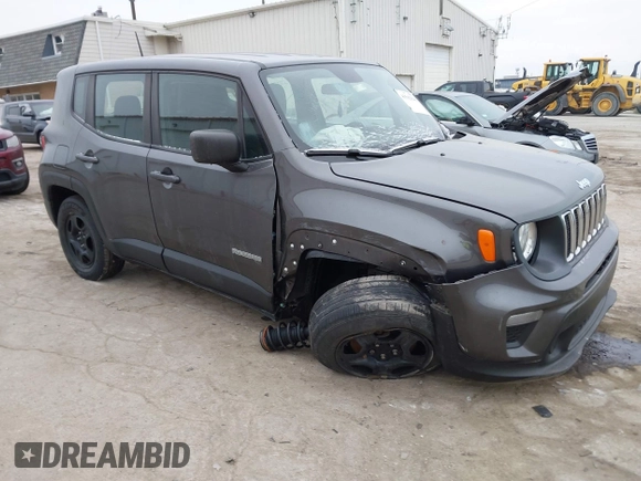 2019 Jeep Renegade Sport with VIN ZACNJBAB9KPJ85545, listed as a IAAI auction lot 41542944 with 66,864 mi miles and . Bid and sale history available at DreamBid. Image 1.