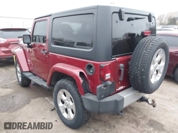 2013 Jeep Wrangler Sahara with VIN 1C4AJWBG7DL501146, listed as a IAAI auction lot 41714555 with 69,324 mi miles and . Bid and sale history available at DreamBid. Image 3.