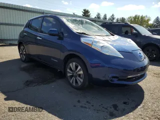 2017 Nissan LEAF SL with VIN 1N4BZ0CP8HC305639, listed as a Copart auction lot 72164814 with 21,897 mi miles and Salvage Title. Bid and sale history available at carsss.com. Image 4.