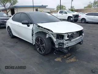 2020 Toyota Camry XSE with VIN 4T1K61AK3LU368467, listed as a IAAI auction lot 42168601 with 78,907 mi miles and . Bid and sale history available at DreamBid. Image 1.