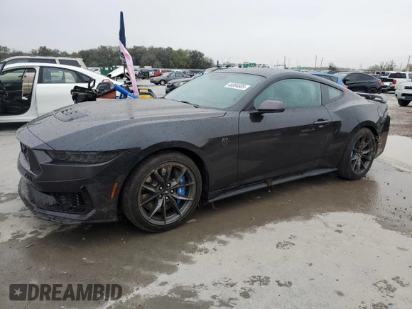 2024 Ford Mustang Dark Horse with VIN 1FA6P8R05R5507926, listed as a Copart auction lot 46884805 with 984 mi miles and Salvage Title. Bid and sale history available at carsss.com. Image 1.