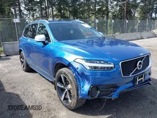 2018 Volvo XC90 T6 R-Design with VIN YV4A22PMXJ1195522, listed as a IAAI auction lot 41992395 with 20,711 mi miles and . Bid and sale history available at DreamBid. Image 1.