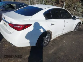 2018 Infiniti Q50 3.0t LUXE with VIN JN1EV7AP2JM590470, listed as a IAAI auction lot 41439162 with 155,029 mi miles. Bid and sale history available at carsss.com. Image 4.