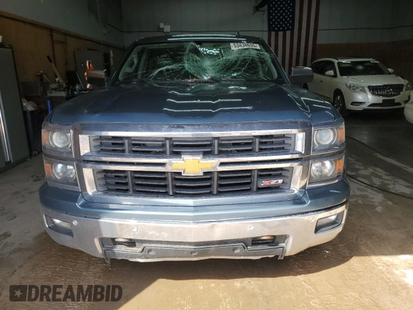 2014 Chevrolet Silverado 1500 LTZ with VIN 1GCVKSEC6EZ173605, listed as a Copart auction lot 53438635 with 167,808 mi miles and Clean Title. Bid and sale history available at DreamBid. Image 5.
