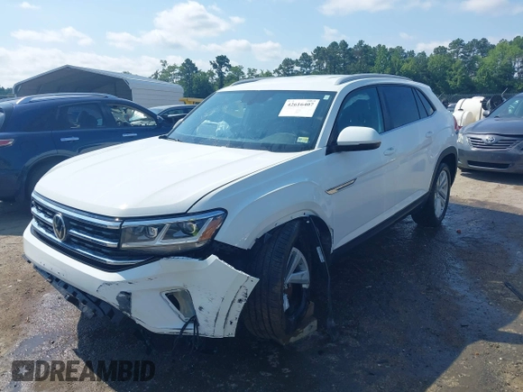2022 Volkswagen Atlas SE with VIN 1V2HE2CA2NC219566, listed as a IAAI auction lot 42616407 with 46,476 mi miles and . Bid and sale history available at DreamBid. Image 17.