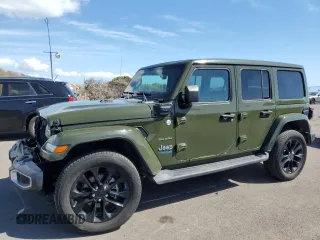 2022 Jeep Wrangler Unlimited Sahara with VIN 1C4JJXP66NW271637, listed as a Copart auction lot 42576175 with 19,960 mi miles and Salvage title. Bid and sale history available at DreamBid. Image 1.