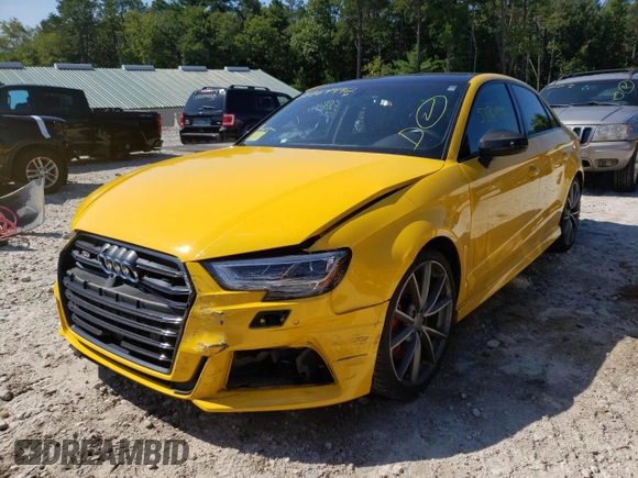 2017 Audi S3 Premium Plus with VIN WAUB1GFFXH1070683, listed as a Copart auction lot 58864992 with 63,352 mi miles. Bid and sale history available at carsss.com. Image 2.