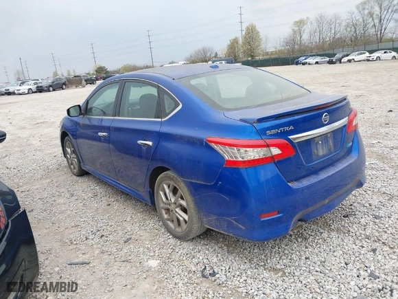 2014 Nissan Sentra SV with VIN 3N1AB7AP5EY307098, listed as a IAAI auction lot 42014996 with 184,716 mi miles. Bid and sale history available at carsss.com. Image 3.