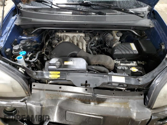 2005 Hyundai Tucson GLS with VIN KM8JN12D05U045964, listed as a Copart auction lot 75753334 with 146,530 mi miles and Salvage Title. Bid and sale history available at carsss.com. Image 12.