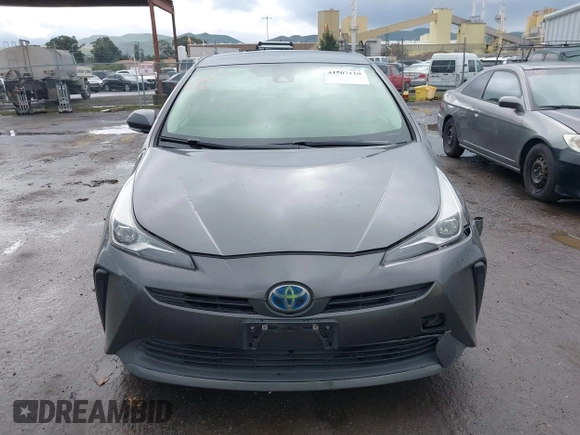 2021 Toyota Prius L Eco with VIN JTDKAMFUXM3143646, listed as a IAAI auction lot 41507110 with 207,238 mi miles. Bid and sale history available at carsss.com. Image 12.