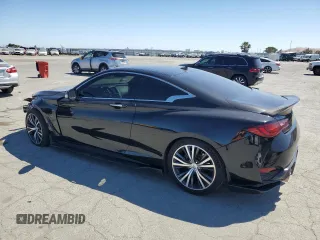 2017 Infiniti Q60 Sport with VIN JN1EV7EK7HM363963, listed as a Copart auction lot 57836545 with 117,785 mi miles and Salvage title. Bid and sale history available at DreamBid. Image 2.