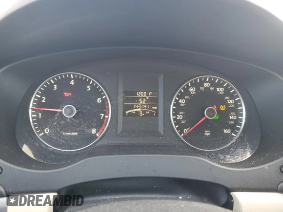 2012 Volkswagen Jetta SEL with VIN 3VWLP7AJ6CM428002, listed as a Copart auction lot 46696735 with 143,141 mi miles and Clean title. Bid and sale history available at DreamBid. Image 9.