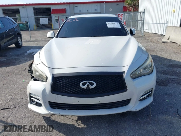 2015 Infiniti Q50 Premium z VIN JN1BV7AR5FM415612, wystawiony jako IAAI lot #41726943 z przebiegiem 120 534 mil mil oraz . Historia ofert i sprzedaży dostępna na DreamBid. Obrazek 12.