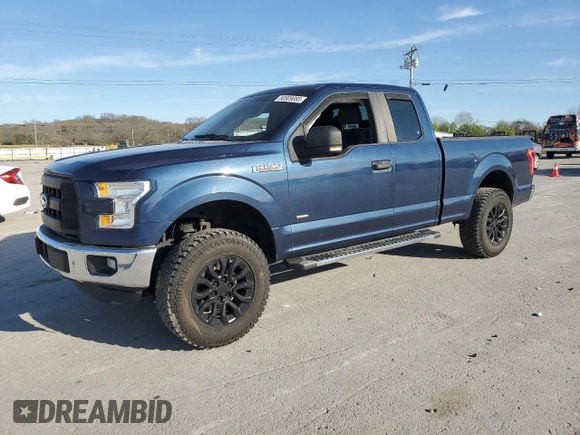 2016 Ford F-150 XL with VIN 1FTEX1CP8GFA96743, listed as a Copart auction lot 50309085 with 122,835 mi miles and Salvage Title. Bid and sale history available at carsss.com. Image 1.