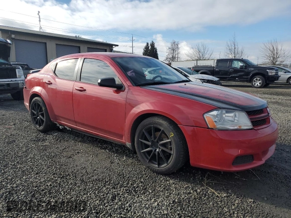 2014 Dodge Avenger SE with VIN 1C3CDZAB7EN175589, listed as a Copart auction lot 42461145 with 154,977 mi miles and Salvage Title. Bid and sale history available at carsss.com. Image 4.