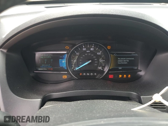 2018 Ford Explorer XLT with VIN 1FM5K7D84JGC68109, listed as a Copart auction lot 65262375 with 66,842 mi miles and Clean title. Bid and sale history available at DreamBid. Image 9.