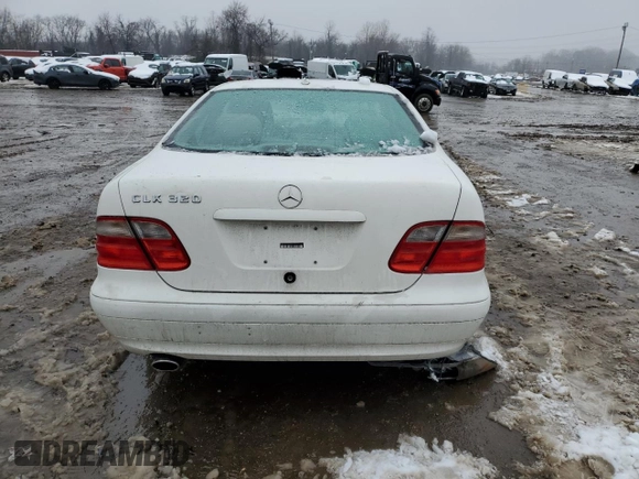 2002 Mercedes-Benz CLK 320/430 with VIN WDBLJ65G82T126125, listed as a Copart auction lot 44887835 with Not Provided miles and Salvage Title. Bid and sale history available at DreamBid. Image 6.
