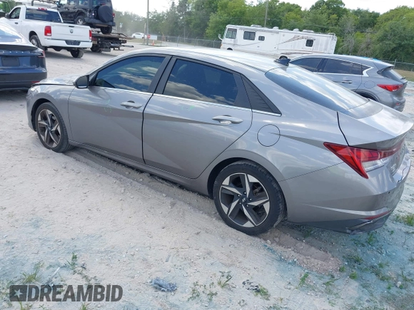 2021 Hyundai Elantra Limited with VIN KMHLP4AG0MU112299, listed as a IAAI auction lot 41904519 with 58,541 mi miles and . Bid and sale history available at DreamBid. Image 3.