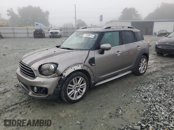 2020 MINI Countryman Oxford Edition with VIN WMZYW3C04L3L09942, listed as a Copart auction lot 72109414 with 86,155 mi miles and Salvage Title. Bid and sale history available at carsss.com. Image 1.