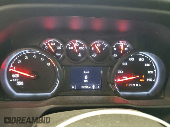 2023 Chevrolet Silverado 1500 Work Truck with VIN 3GCNAAEK8PG355779, listed as a Copart auction lot 50185505 with 152,256 mi miles and Clean Title. Bid and sale history available at DreamBid. Image 9.