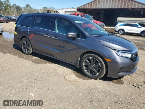 2023 Honda Odyssey Elite с VIN 5FNRL6H9XPB044166, выставлен на аукционе Copart как лот 44272345 с пробегом Не указан миль и Списание • Salvage title. История ставок и продаж доступна на DreamBid. Изображение 4.