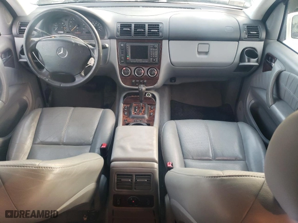 2005 Mercedes-Benz M-Class 3.7L with VIN 4JGAB57E65A524585, listed as a Copart auction lot 89055505 with 158,030 mi miles and Salvage Title. Bid and sale history available at carsss.com. Image 8.