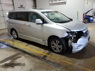 2011 Nissan Quest SL z VIN JN8AE2KP3B9012769, wystawiony jako Copart lot #50329455 z przebiegiem 174 966 mil mil oraz Szkody całkowita. Historia ofert i sprzedaży dostępna na DreamBid. Obrazek 4.