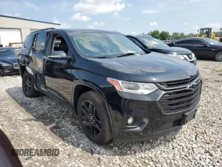 2018 Chevrolet Traverse Premier with VIN 1GNERKKW0JJ177109, listed as a Copart auction lot 61744104 with 135,533 mi miles and Salvage Title. Bid and sale history available at carsss.com. Image 4.