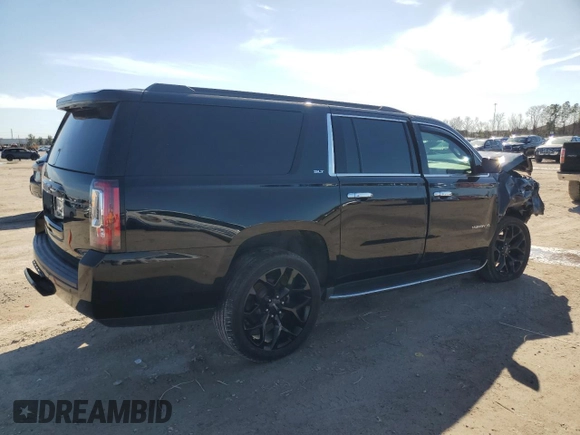 2019 GMC Yukon XL SLT with VIN 1GKS1GKC5KR327079, listed as a Copart auction lot 45928435 with 115,038 mi miles and Salvage Title. Bid and sale history available at carsss.com. Image 3.