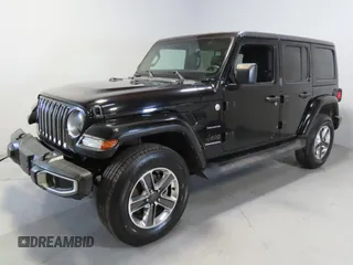 2023 Jeep Wrangler Sahara with VIN 1C4HJXEN5PW529691, listed as a Copart auction lot 44383855 with 12,779 mi miles and Clean Title. Bid and sale history available at carsss.com. Image 2.