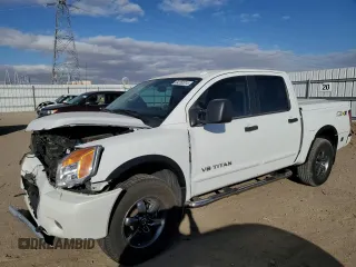 2014 Nissan Titan S with VIN 1N6AA0EC0EN507752, listed as a Copart auction lot 84250314 with 38,757 mi miles and Salvage Title. Bid and sale history available at DreamBid. Image 1.