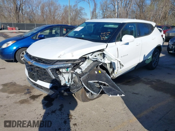 2025 Chevrolet Blazer LT with VIN 3GNKBHR41SS150662, listed as a IAAI auction lot 41842035 with 9,087 mi miles and . Bid and sale history available at DreamBid. Image 16.