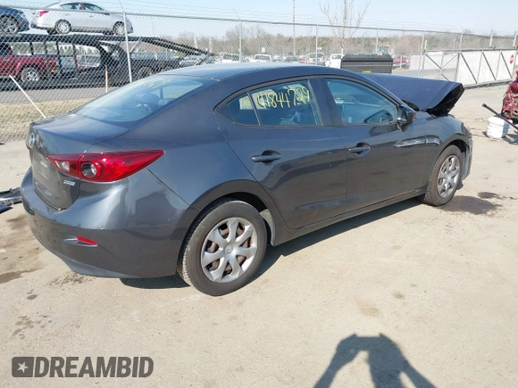 2016 Mazda 3 i Sport with VIN JM1BM1T78G1301289, listed as a IAAI auction lot 41844729 with 141,078 mi miles and . Bid and sale history available at carsss.com. Image 4.