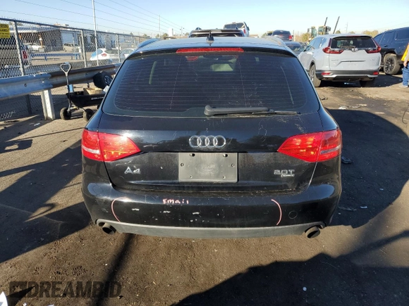 2010 Audi A4 2.0T Premium Plus with VIN WAUWFAFL8AA008033, listed as a Copart auction lot 80919544 with 123,939 mi miles and Salvage Title. Bid and sale history available at carsss.com. Image 6.